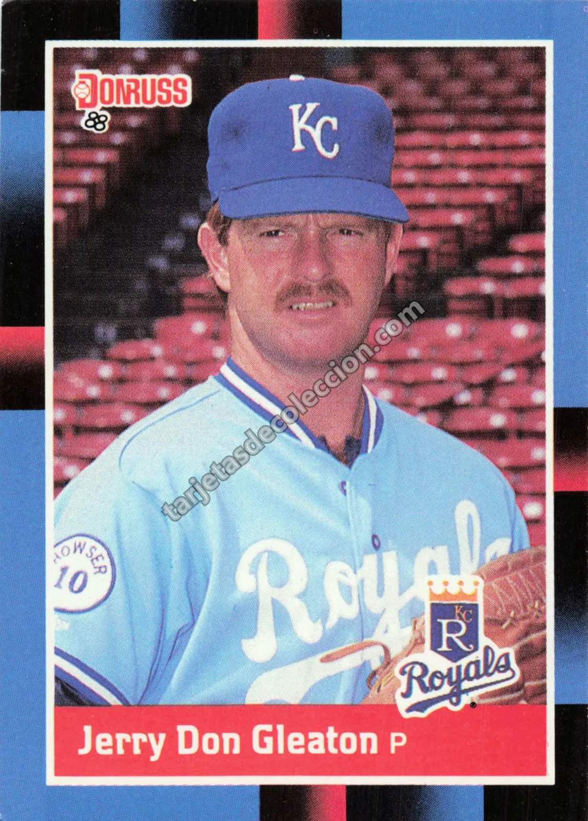 1987 Topps Jerry Don Gleaton #547 (Kansas City Royals)