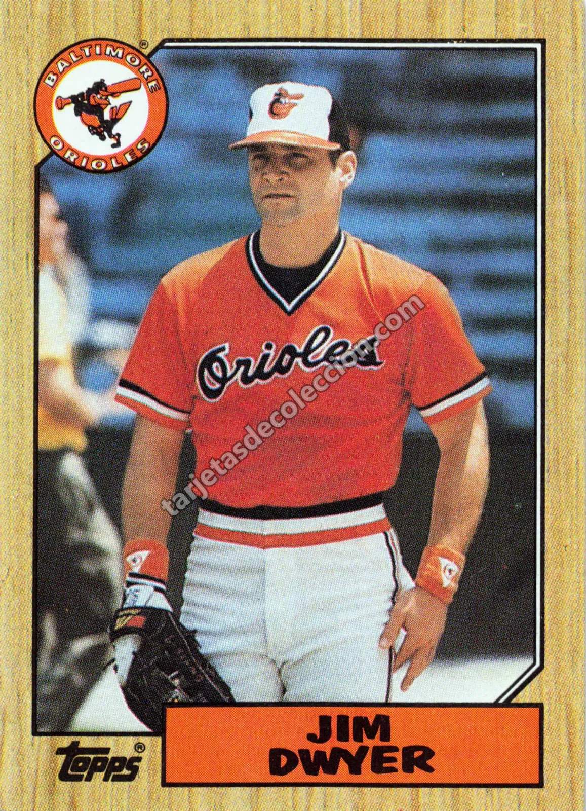 1987 Topps Jim Dwyer #246 (Baltimore Orioles)