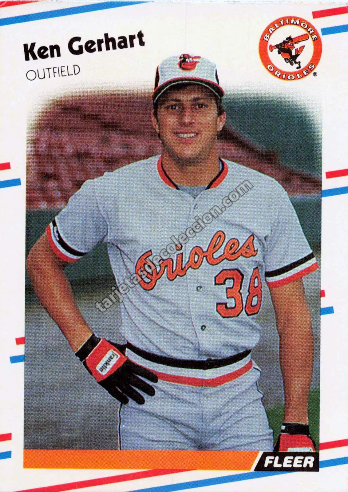 1988 Fleer Ken Gerhart #559 (Baltimore Orioles)