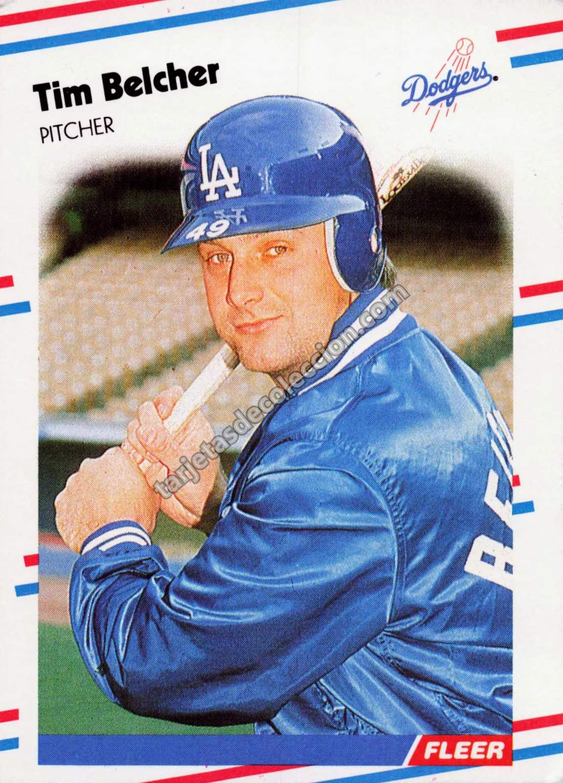 1988 Fleer Tim Belcher #509 (Los Angeles Dodgers)