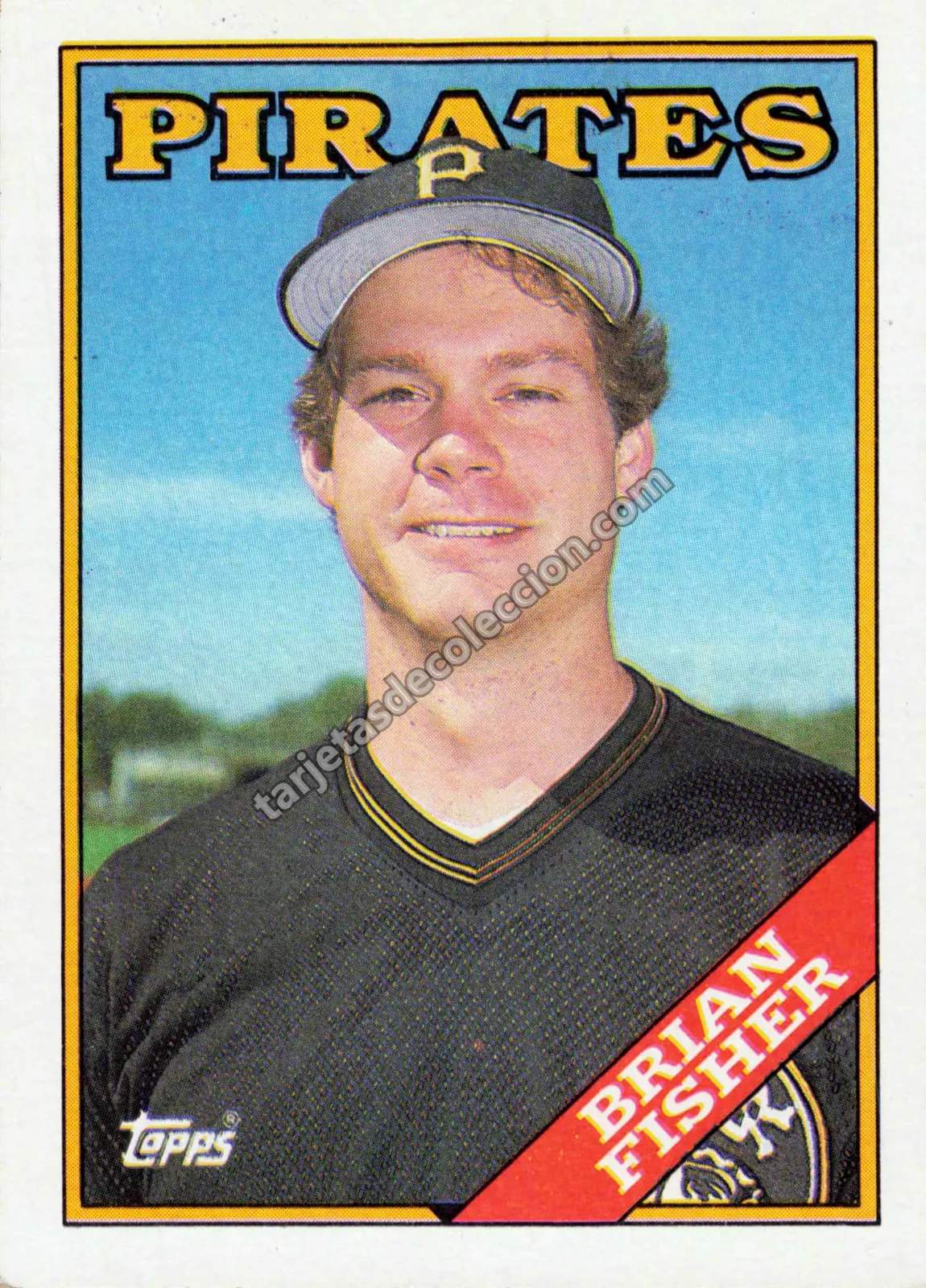 1988 Topps Brian Fisher #193 (Pittsburgh Pirates)