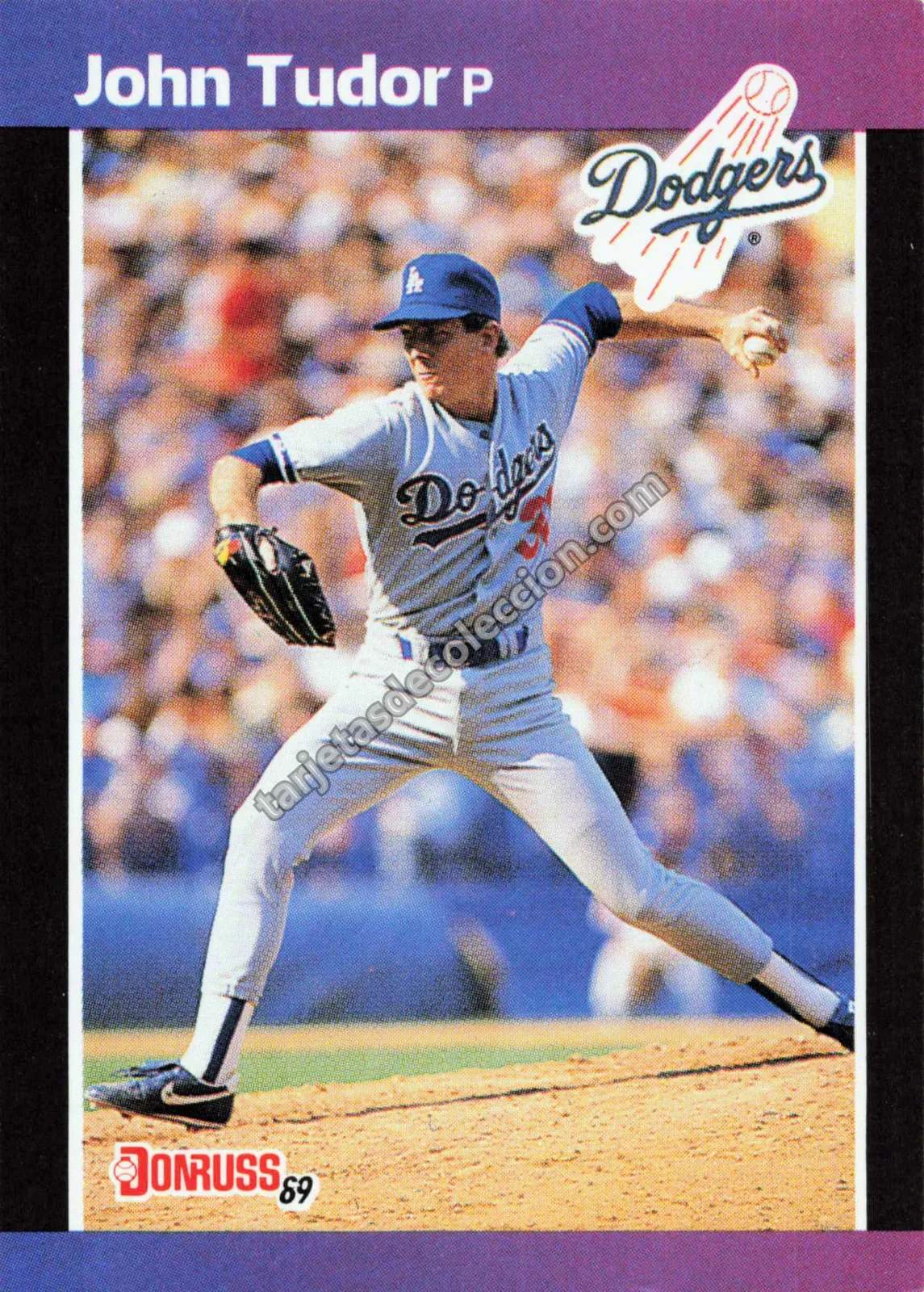 1989 Donruss John Tudor #195 (Los Angeles Dodgers)