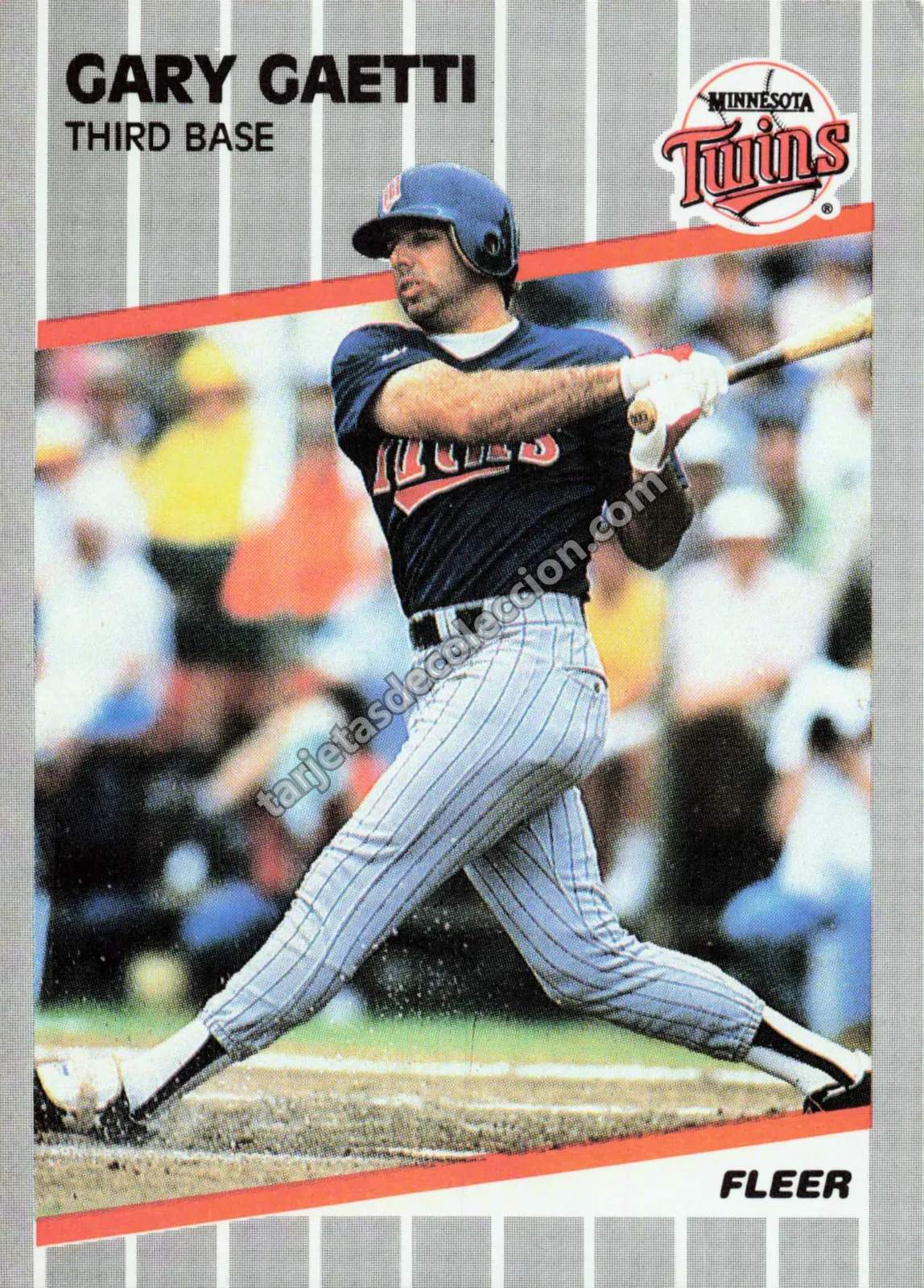 1989 Fleer Gary Gaetti #110 (Minnesota Twins)