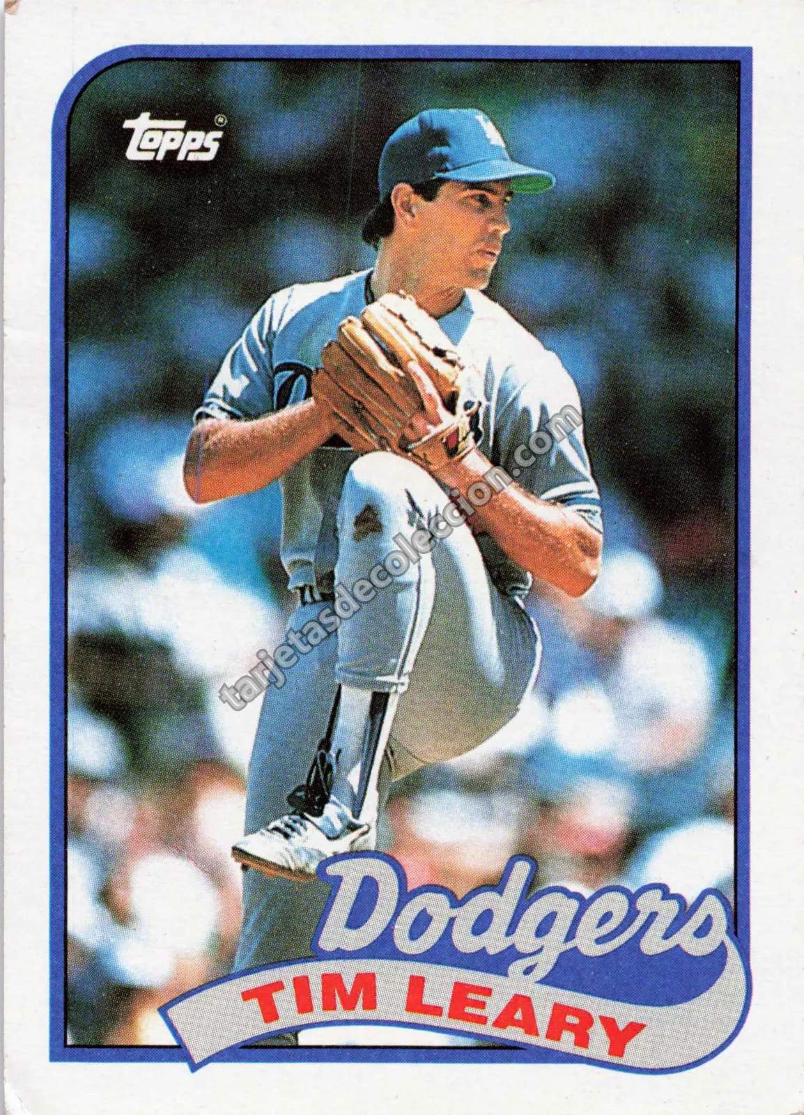1989 Topps Tim Leary #249 (Los Angeles Dodgers)