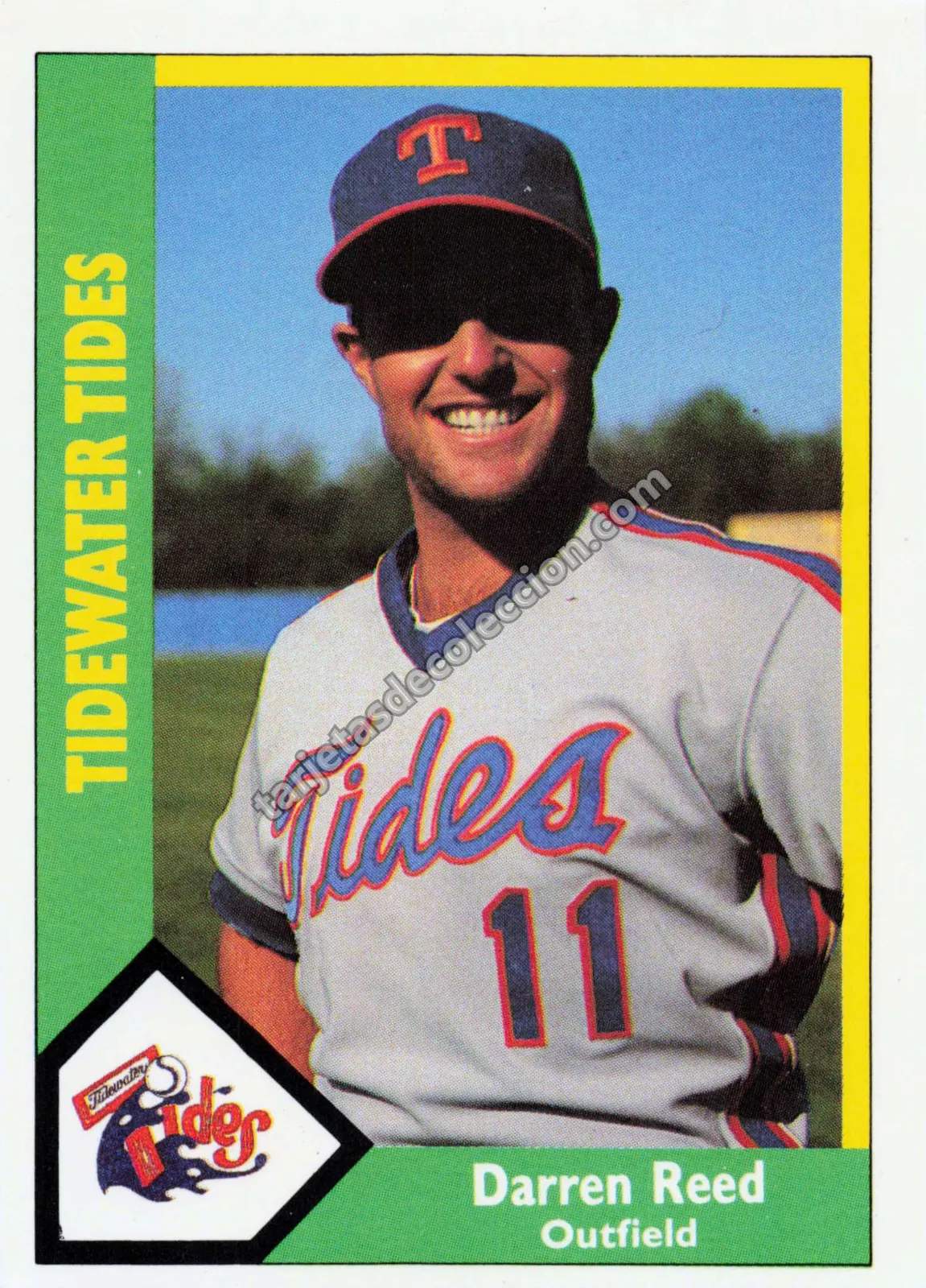 1990 CMC Darren Reed #25 (Tidewater Tides / New York Mets)