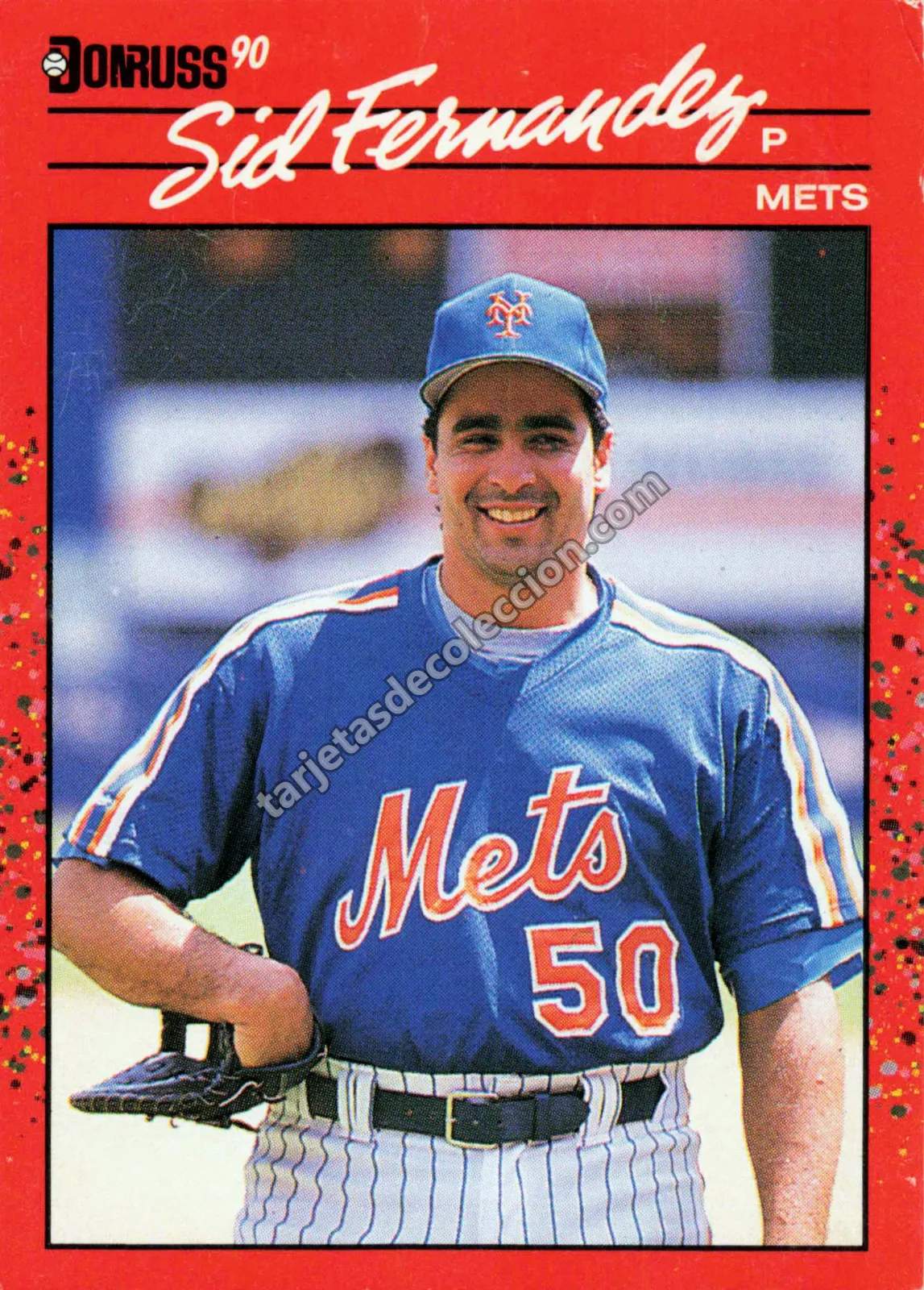 1990 Donruss Sid Fernandez #572 (New York Mets)