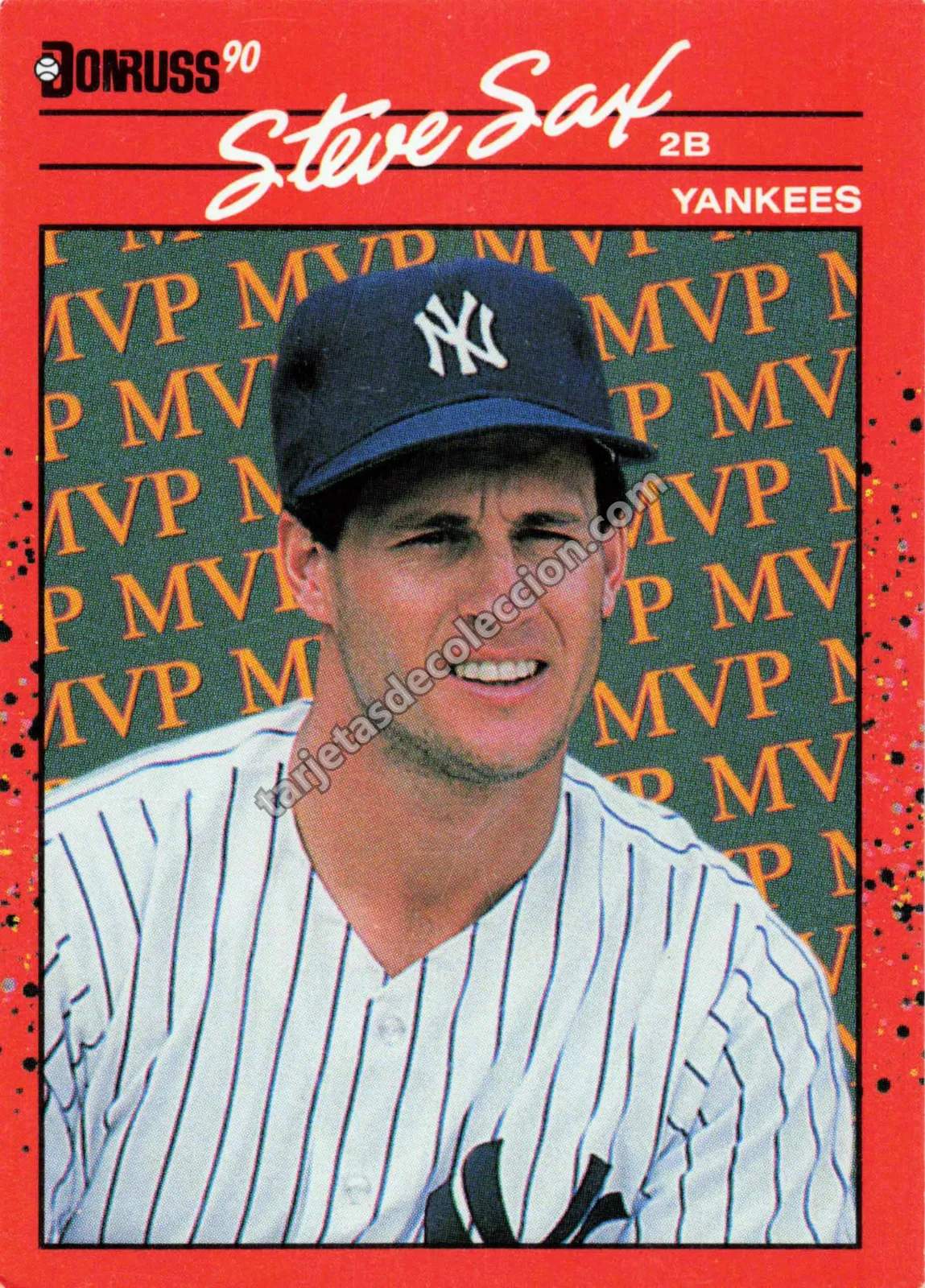 1990 Donruss Steve Sax #2B (New York Yankees)