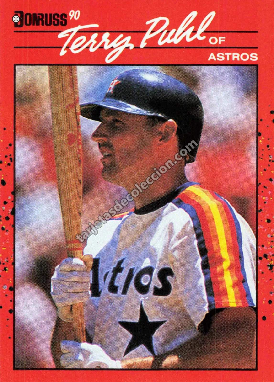 1990 Donruss Terry Puhl #354 (Houston Astros)