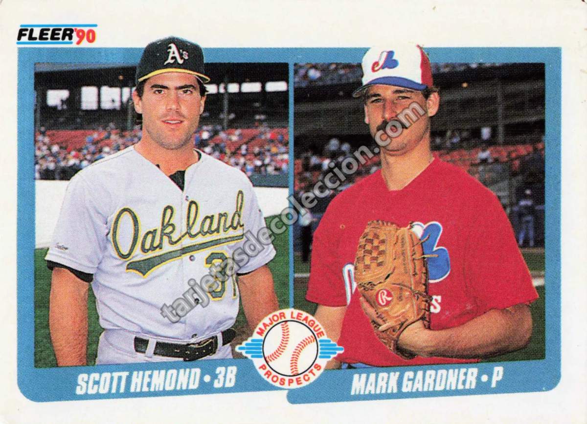 1990 Fleer Major League Prospects Scott Hemond / Mark Gardner #646