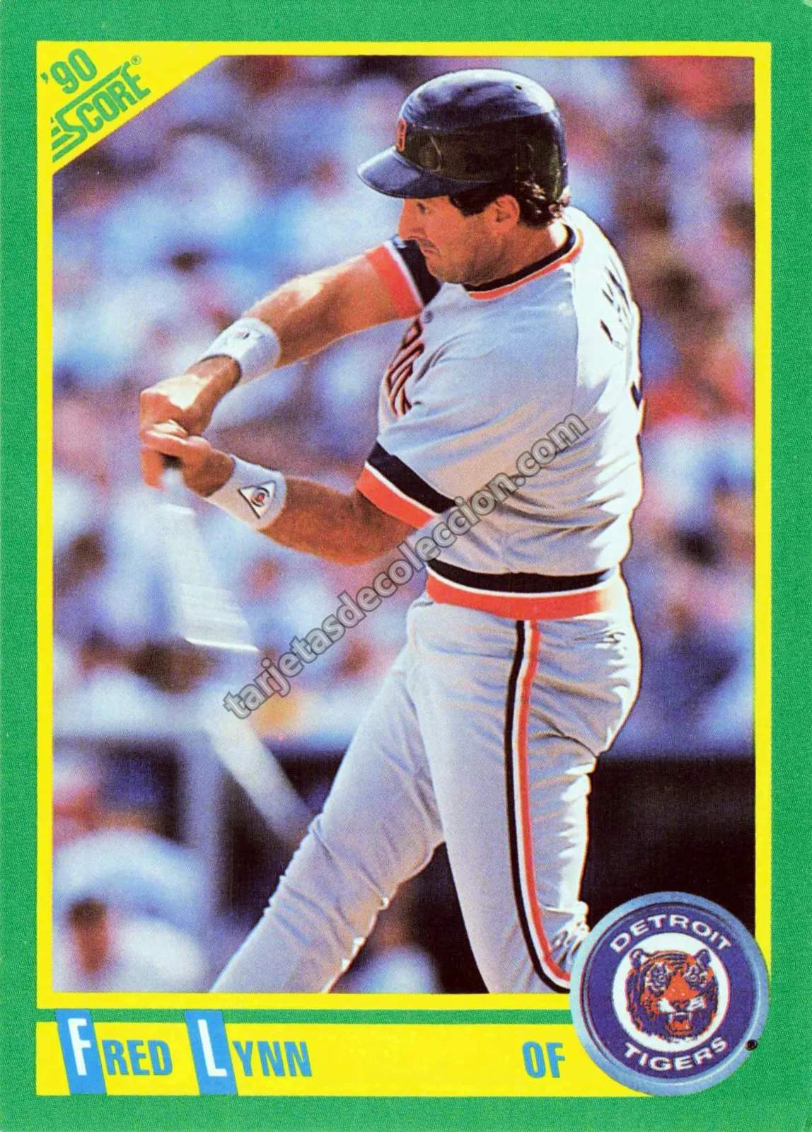 1990 Score Fred Lynn #131 (Detroit Tigers)