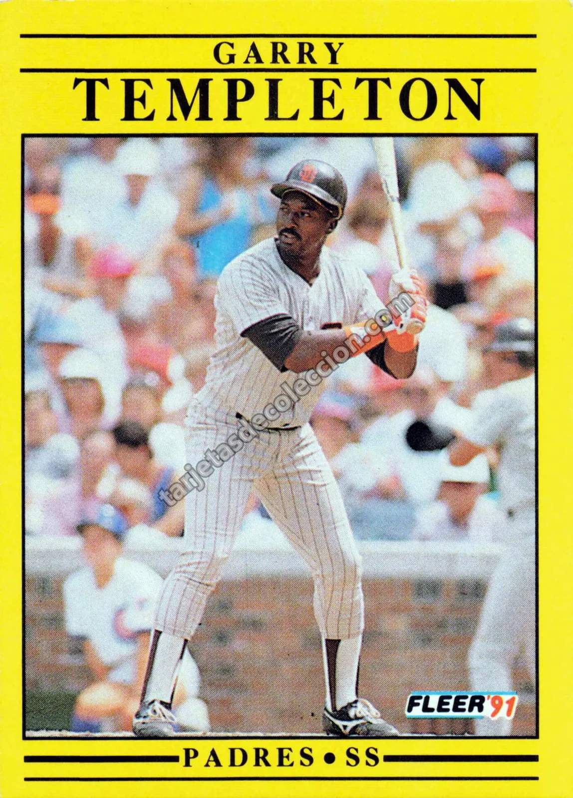 1991 Fleer Garry Templeton #546 (San Diego Padres)