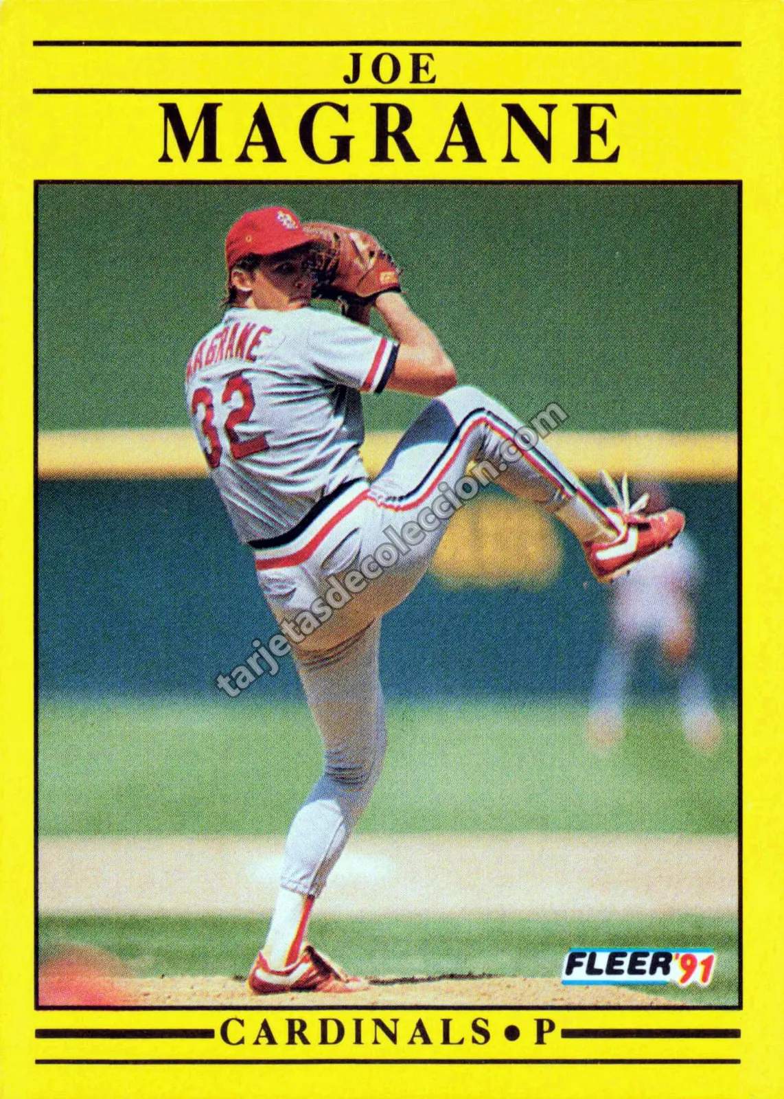 1991 Fleer Joe Magrane #638 (St. Louis Cardinals)