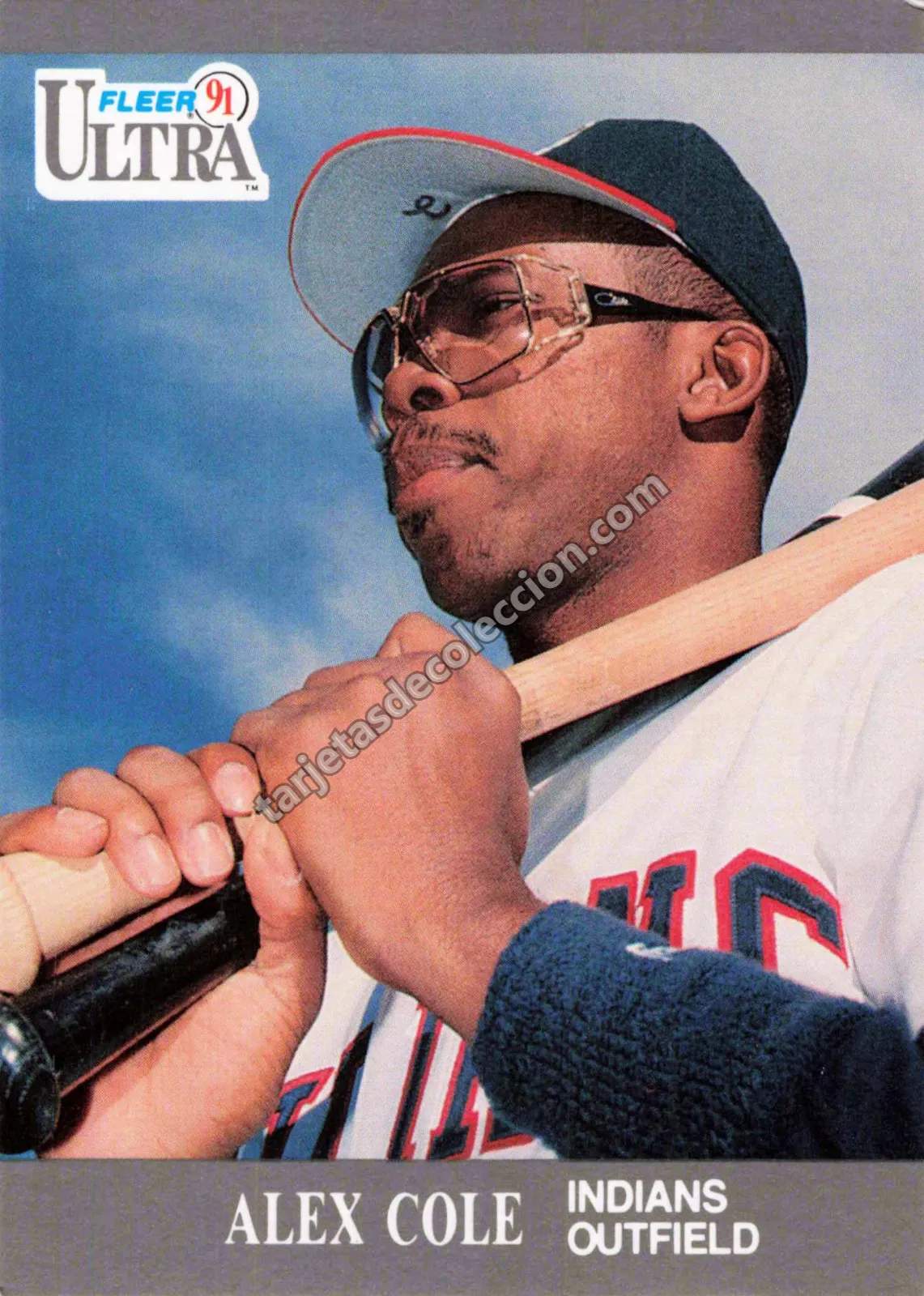 1991 Fleer Ultra Alex Cole #110 (Cleveland Indians)
