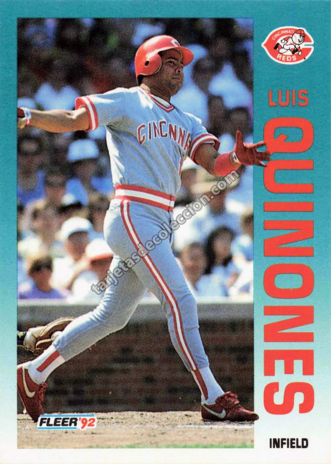 1992 Fleer Luis Quiñones #417 (Cincinnati Reds)