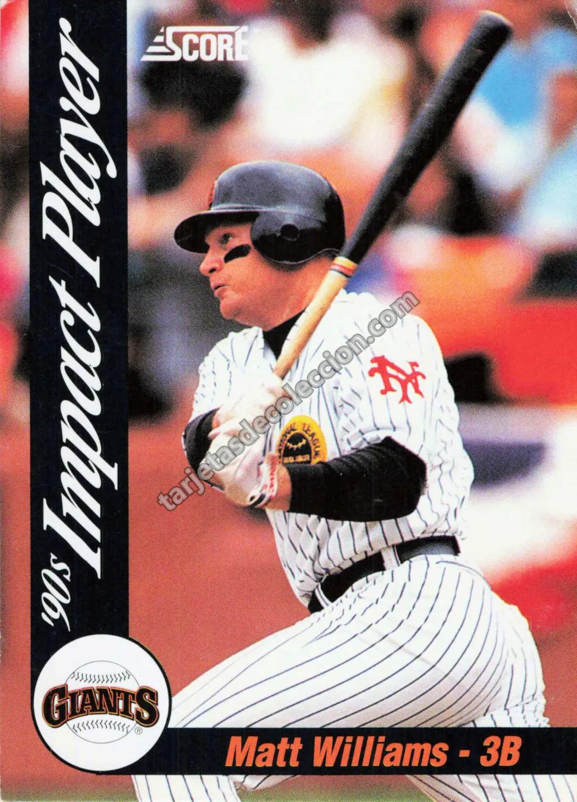 1992 Score Matt Williams #62 (San Francisco Giants)