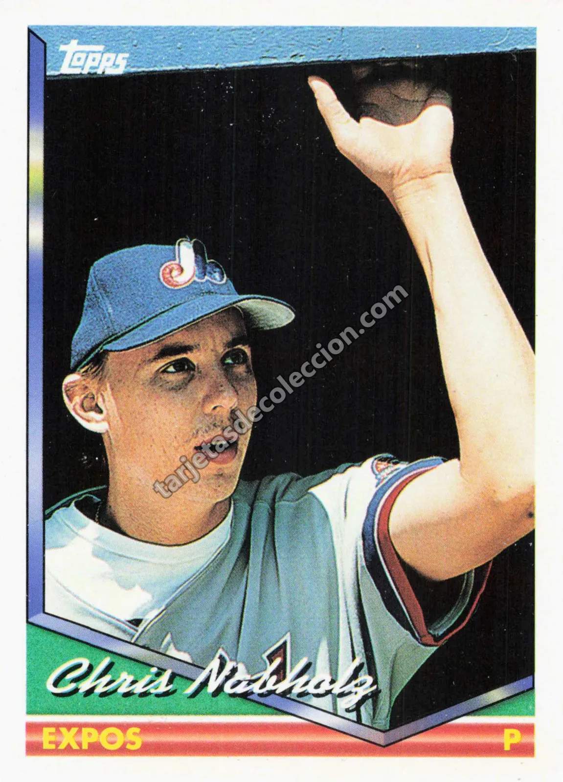 1994 Topps Chris Nabholz #656 (Montreal Expos)