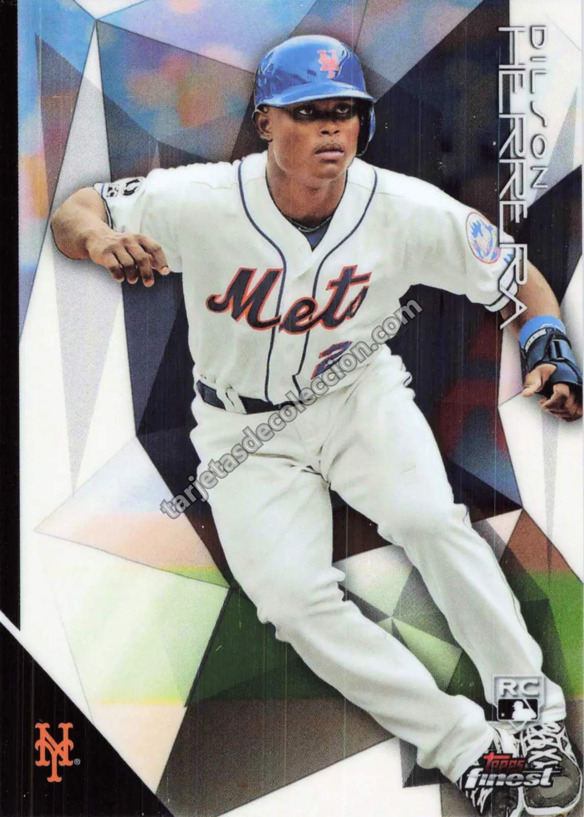 2015 Topps Finest Dilson Herrera #91 (New York Mets)