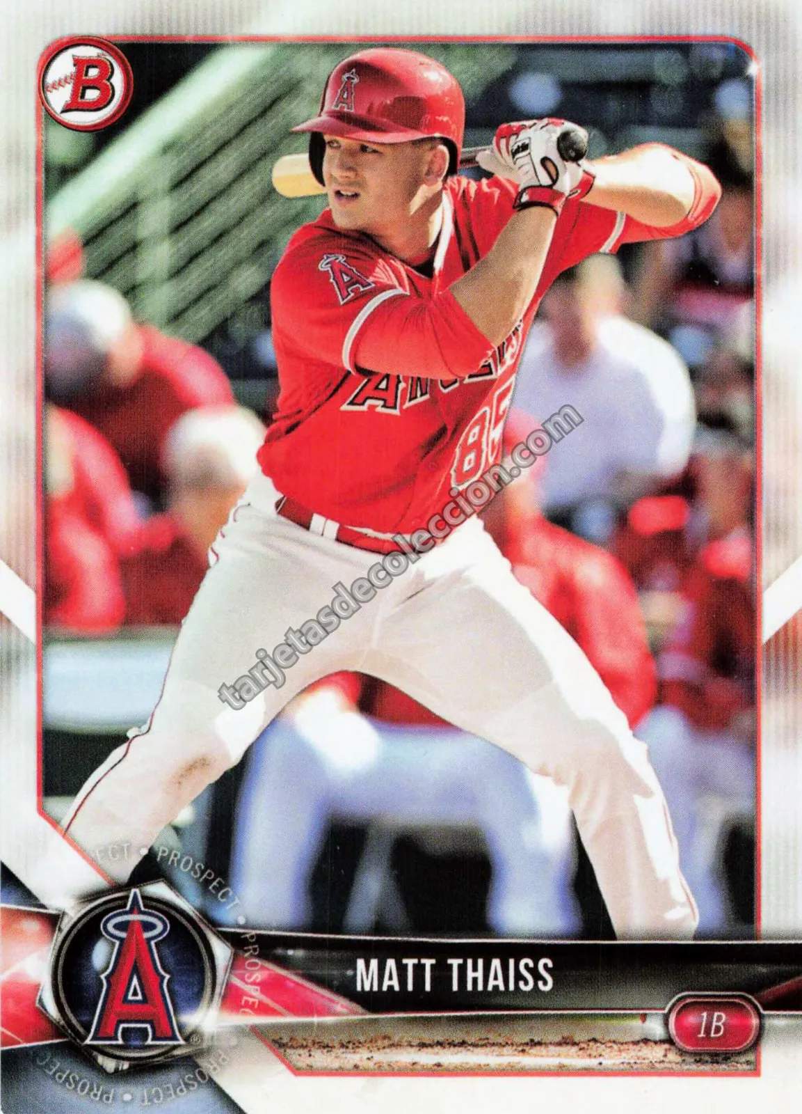 2018 Bowman Matt Thaiss #BP61 (Los Angeles Angels)