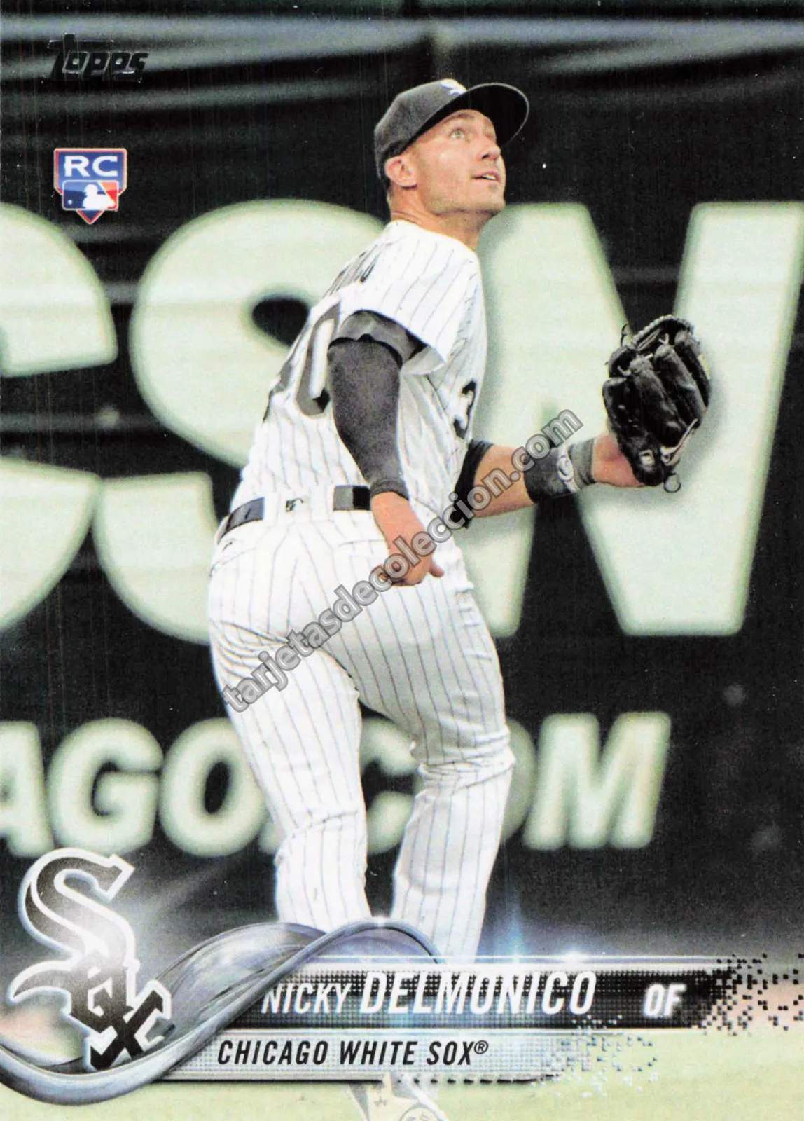 2018 Topps Series 1 Nicky Delmonico #306 (Chicago White Sox)