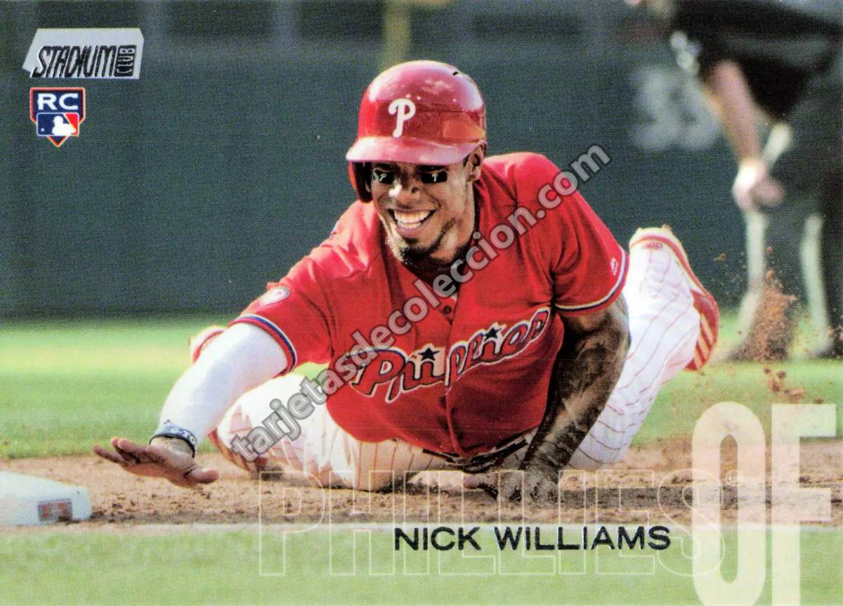 2018 Topps Stadium Club Nick Williams #93 (Philadelphia Phillies)