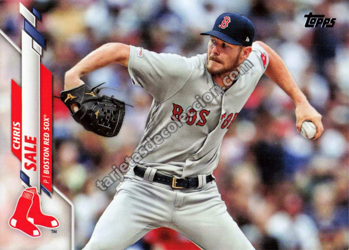 2020 Topps Series 2 Chris Sale #672 (Boston Red Sox)