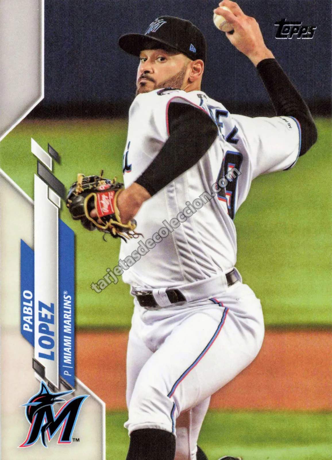 2020 Topps Series 2 Pablo López #504 (Miami Marlins)