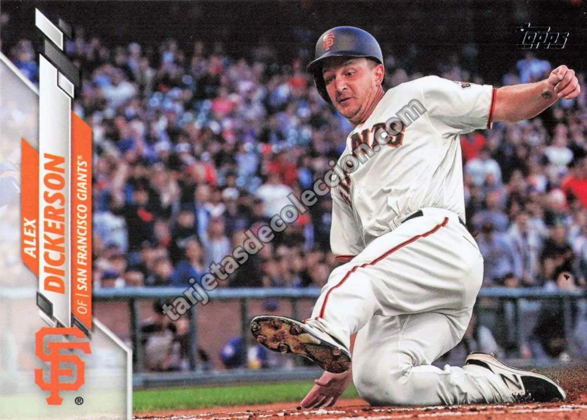 2020 Topps Series Two Alex Dickerson #418 (San Francisco Giants)