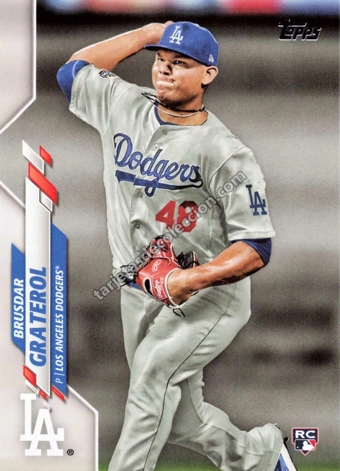 2020 Topps Series Two Brusdar Graterol Rookie Card #434 (Los Angeles Dodgers)