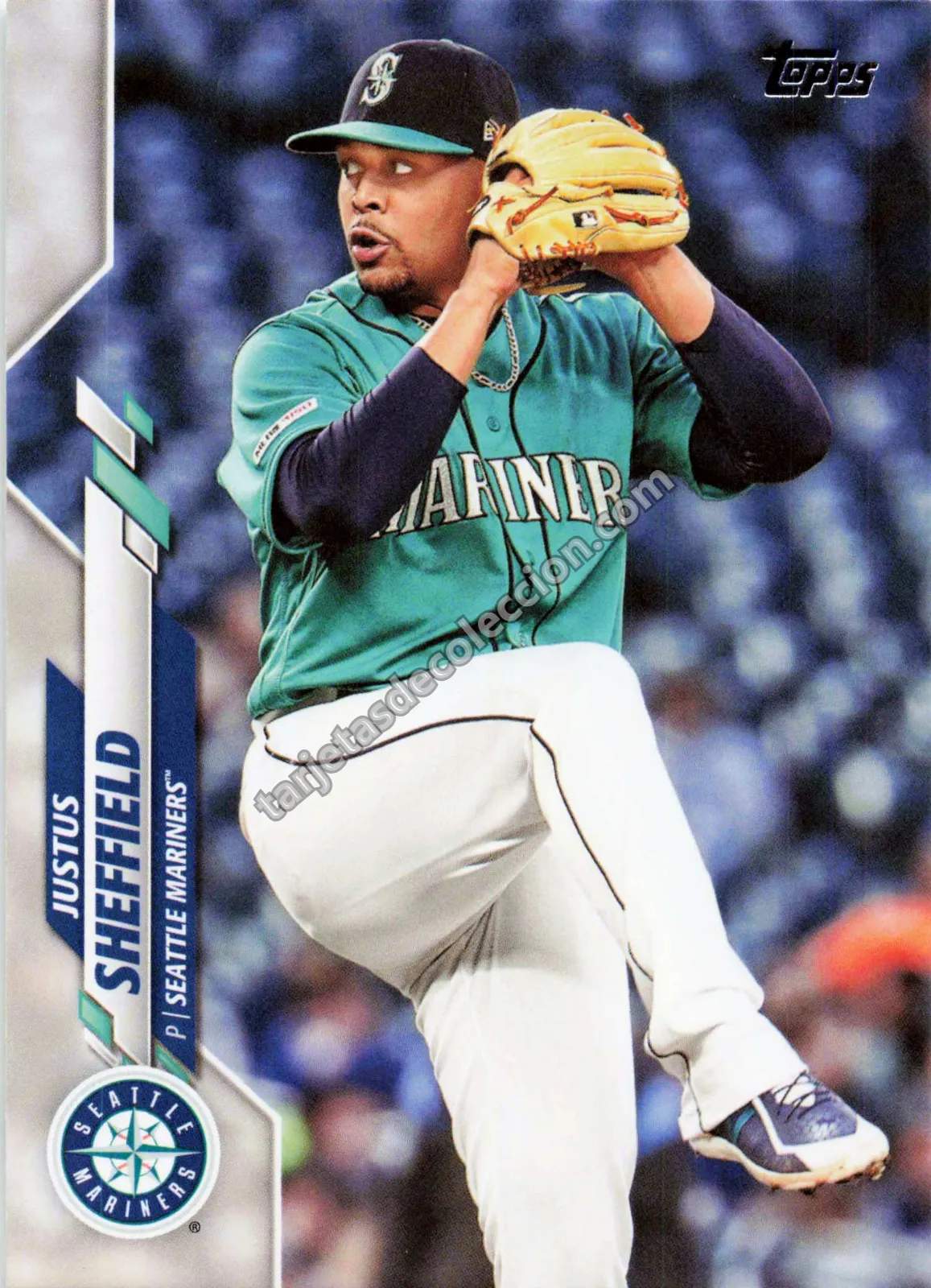 2020 Topps Series Two Justus Sheffield #451 (Seattle Mariners)