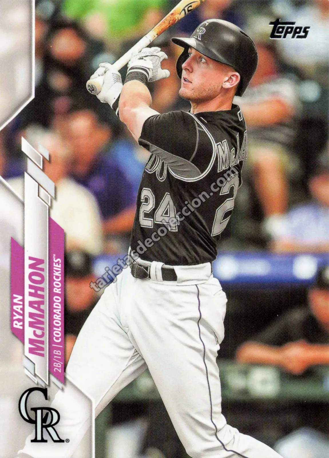 2020 Topps Series Two Ryan McMahon #599 (Colorado Rockies)