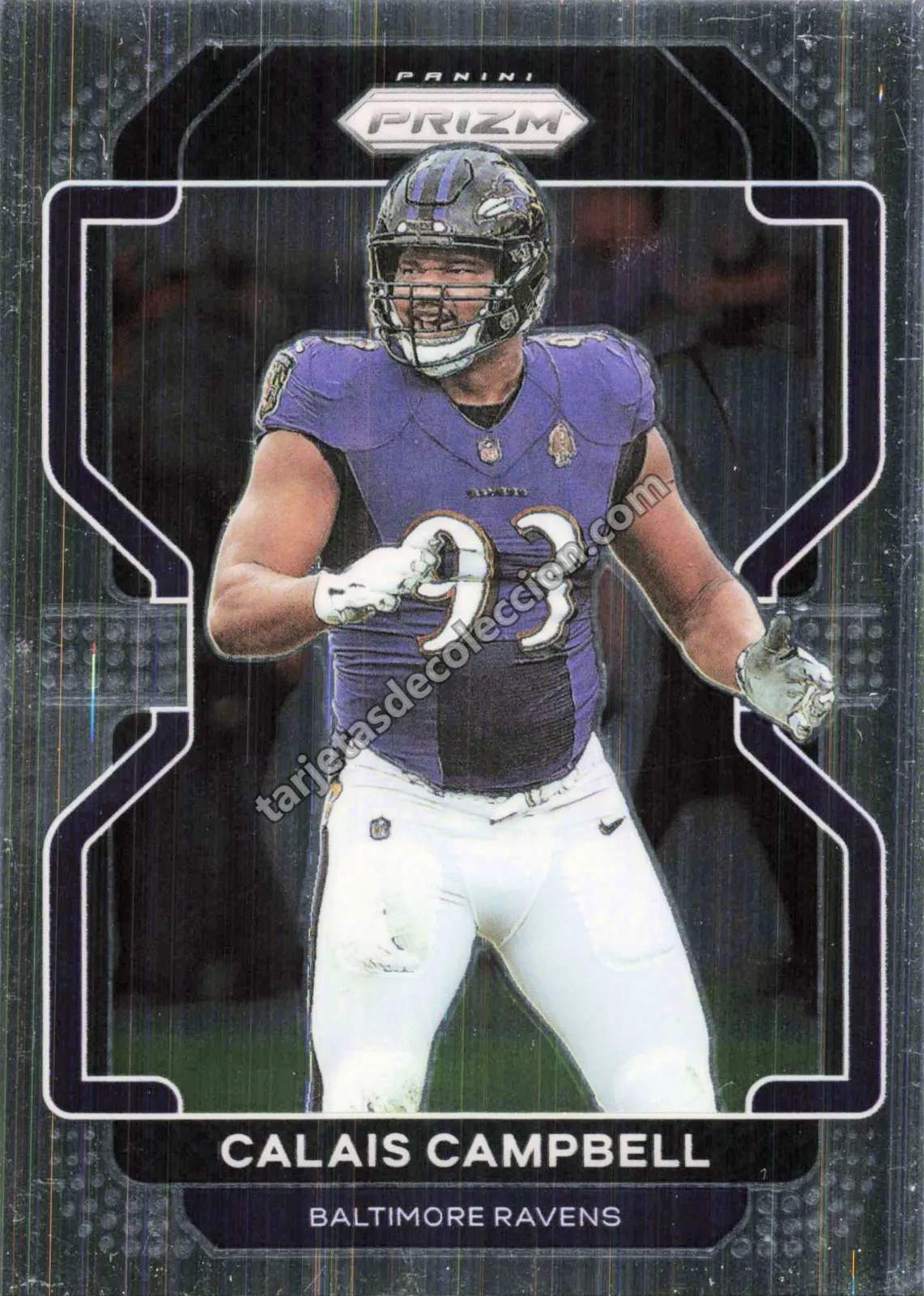 2021 Panini Prizm Calais Campbell #284 (Baltimore Ravens)