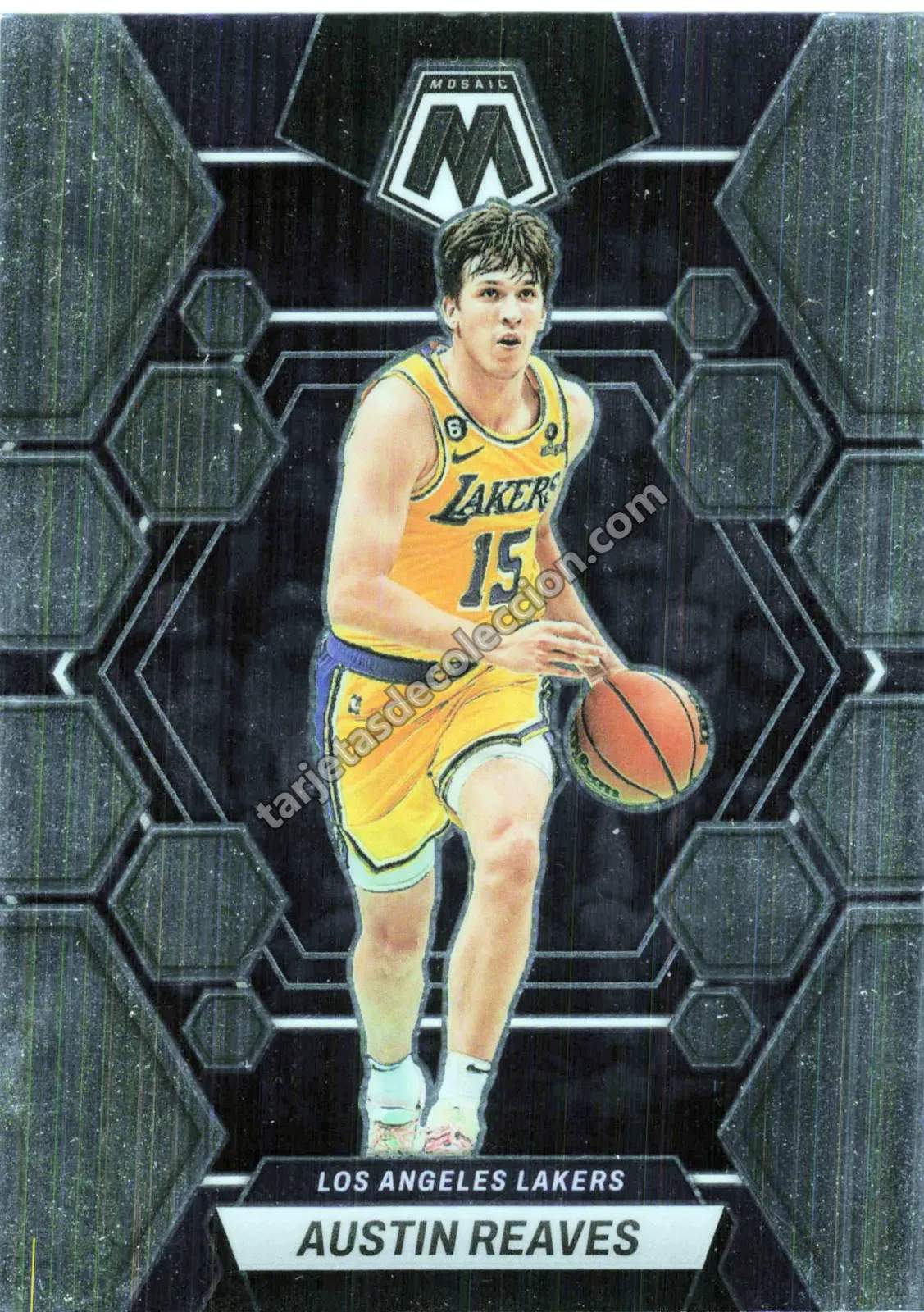 2022-23 Panini Mosaic Austin Reaves #48 (Los Angeles Lakers)