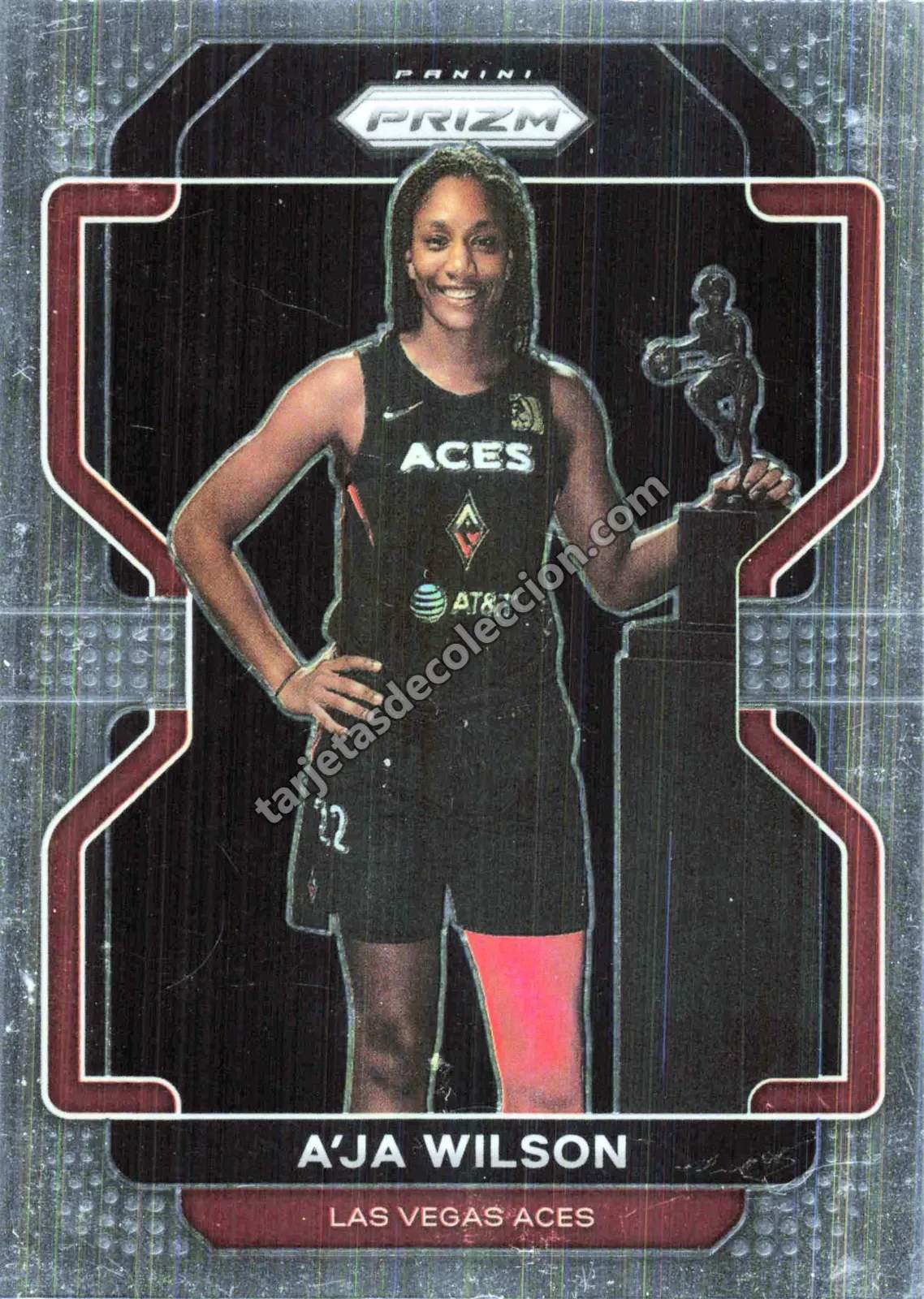 2022 Panini WNBA Prizm A'ja Wilson #128 (Las Vegas Aces)