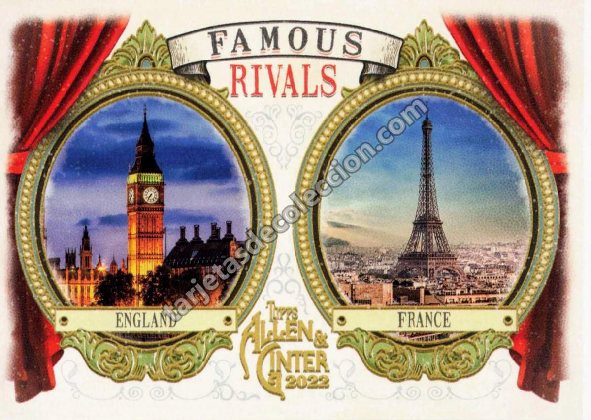 2022 Topps Allen & Ginter Famous Rivals England & France #FR-8