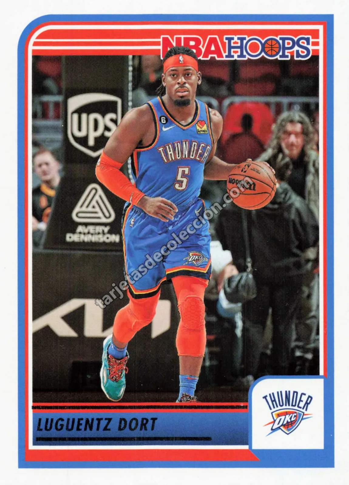 2023-24 Panini Hoops Luguentz Dort #215 (Oklahoma City Thunder)
