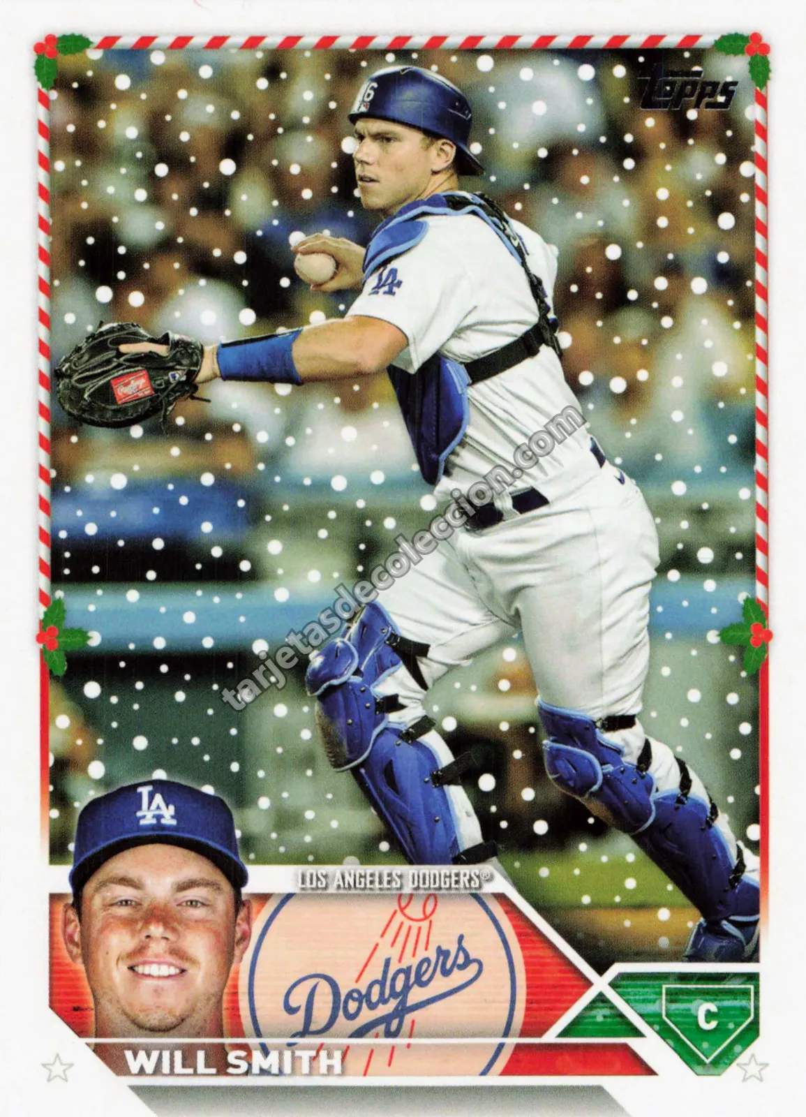 2023 Topps Holiday Will Smith #H83 (Los Angeles Dodgers)