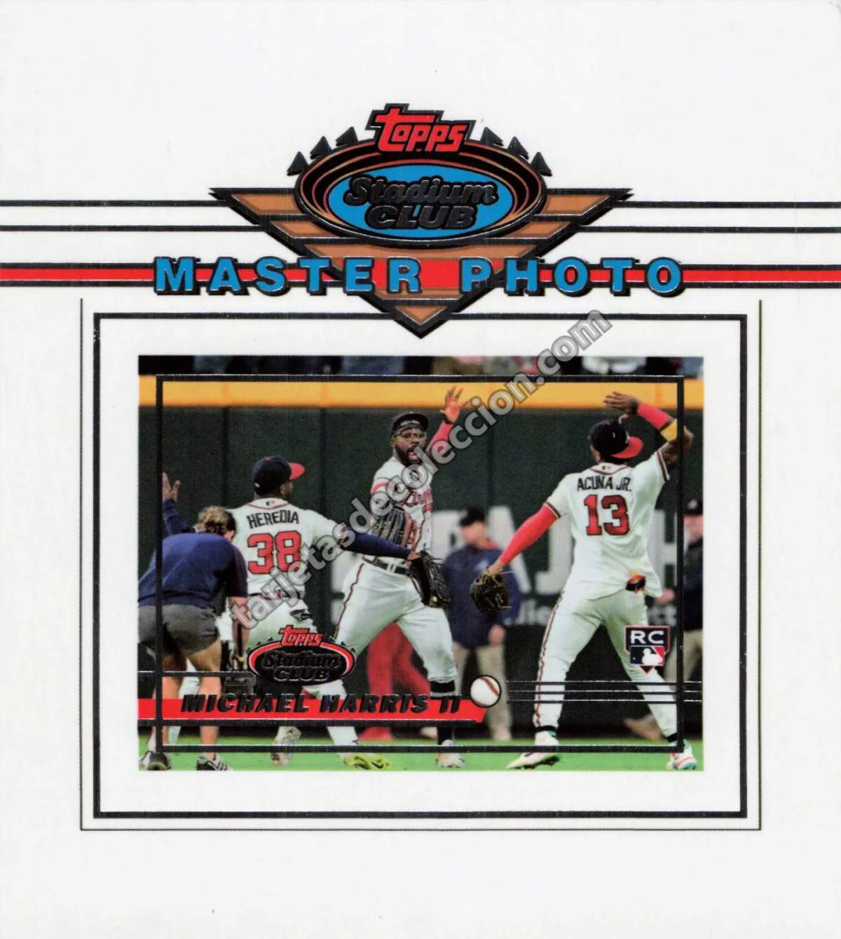 2023 Topps Stadium Club Master Photo Michael Harris II #113 (Atlanta Braves)