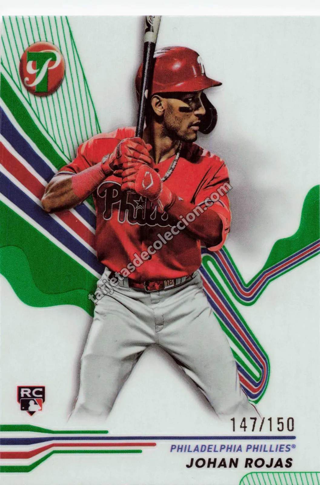 2024 Topps Pristine Johan Rojas #123 (Philadelphia Phillies)