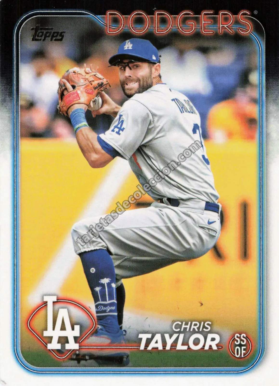 2024 Topps Series 1 Chris Taylor #246 (Los Angeles Dodgers)