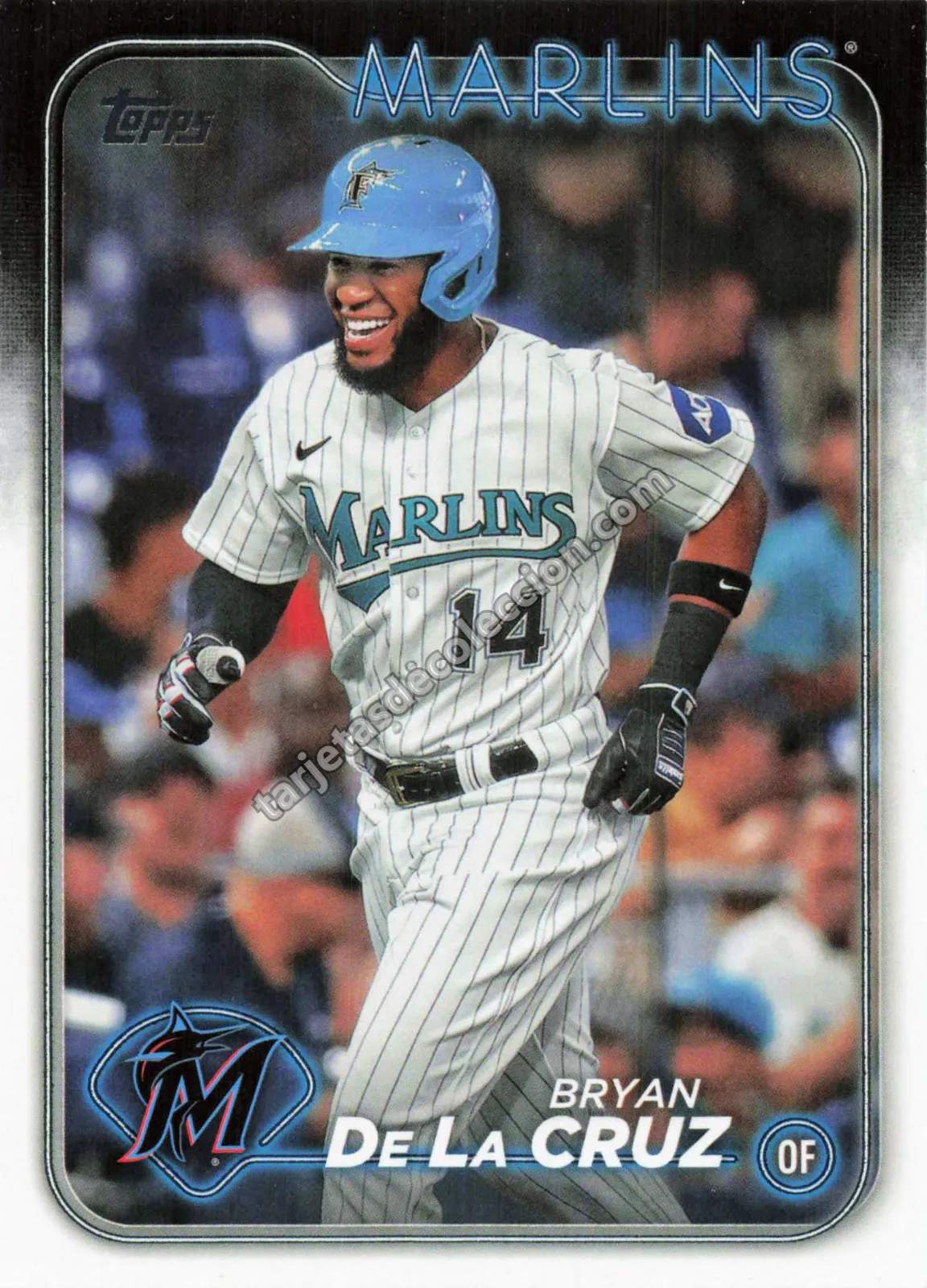 2024 Topps Series One Bryan De La Cruz #215 (Miami Marlins)