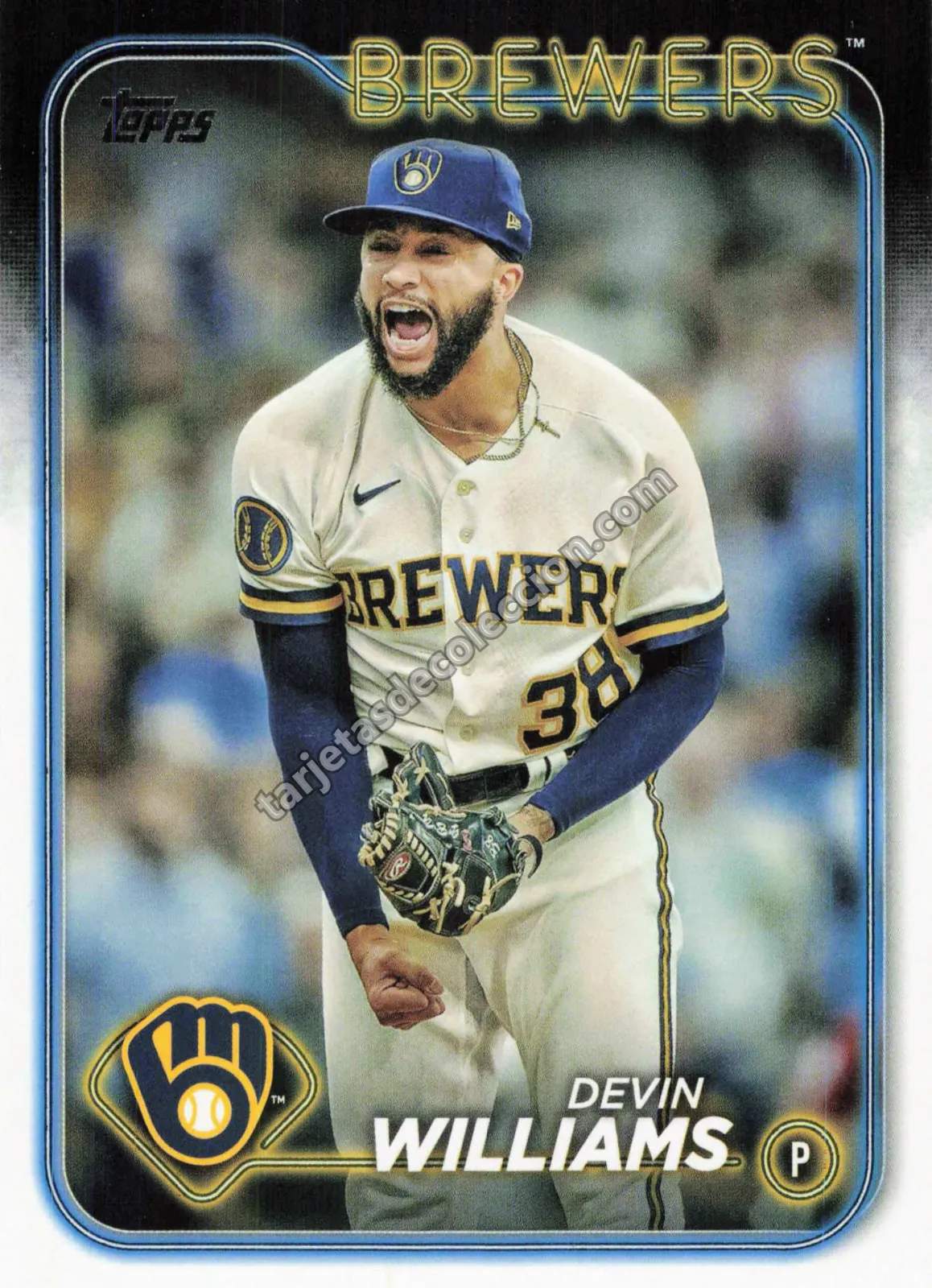 2024 Topps Series One Devin Williams #135 (Milwaukee Brewers)