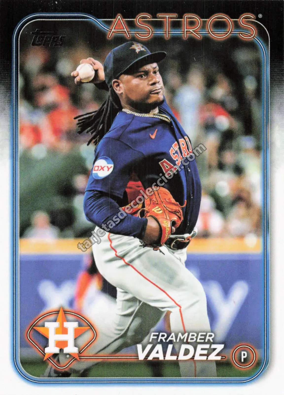 2024 Topps Series One Framber Valdez #220 (Houston Astros)