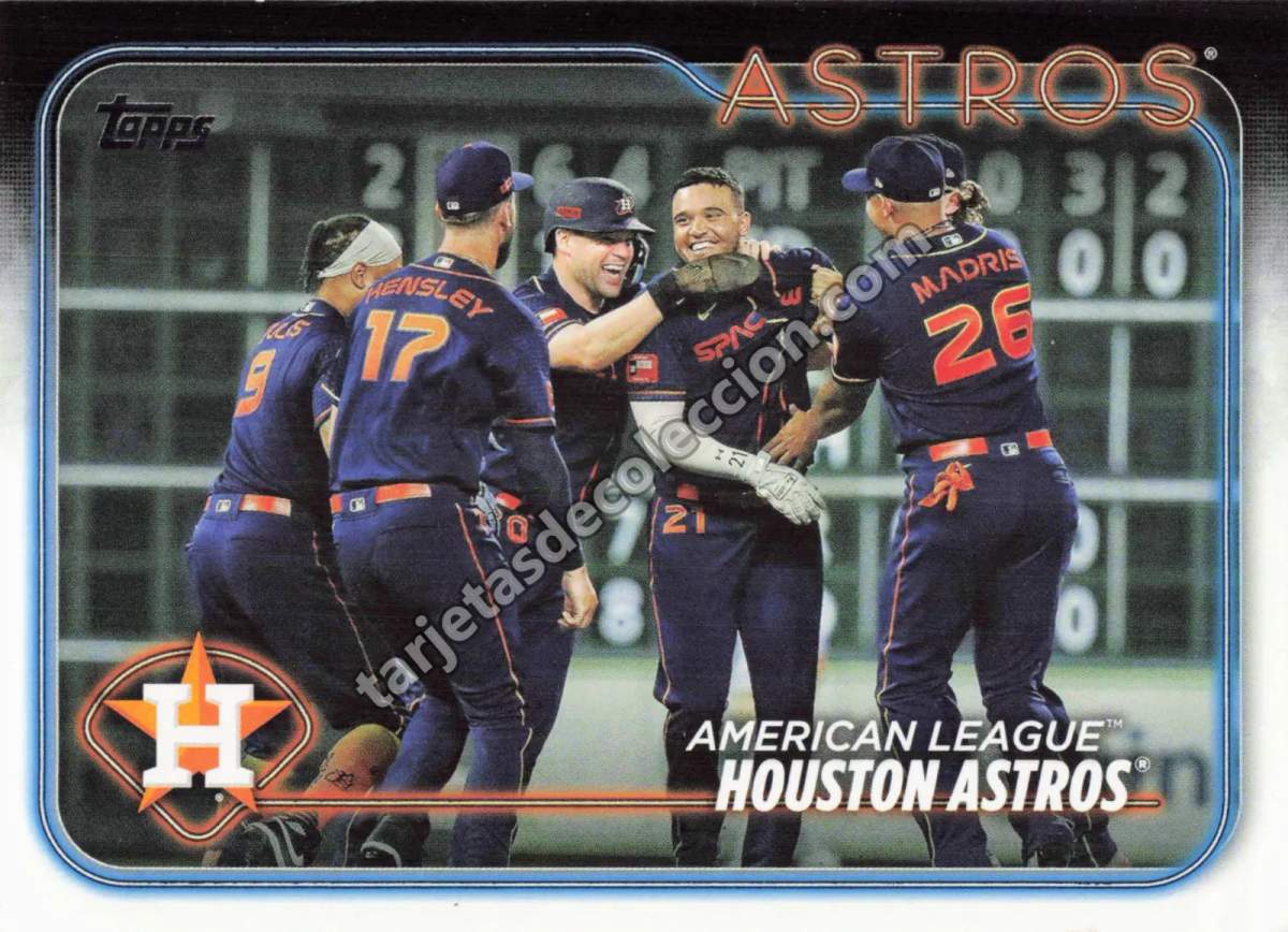 2024 Topps Series One Houston Astros Team Card #132