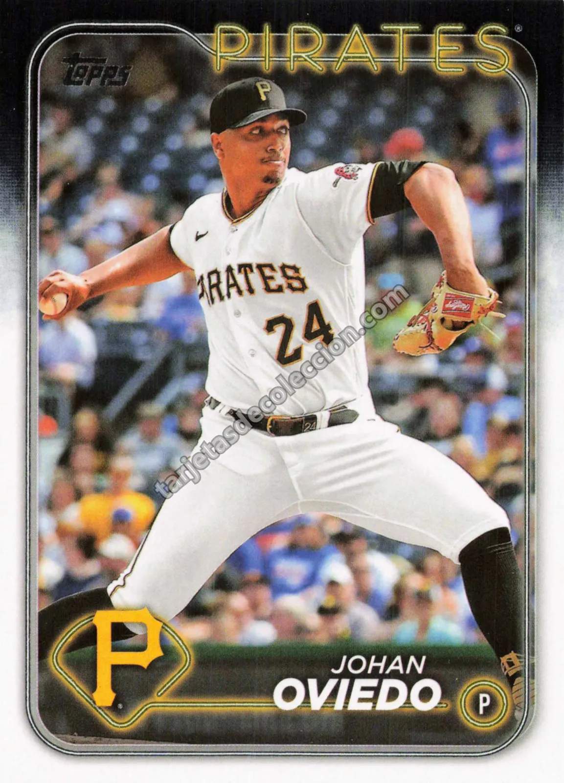 2024 Topps Series One Johan Oviedo #65 (Pittsburgh Pirates)