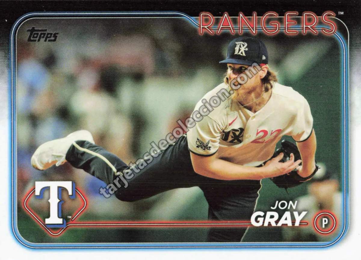 2024 Topps Series One Jon Gray #16 (Texas Rangers)
