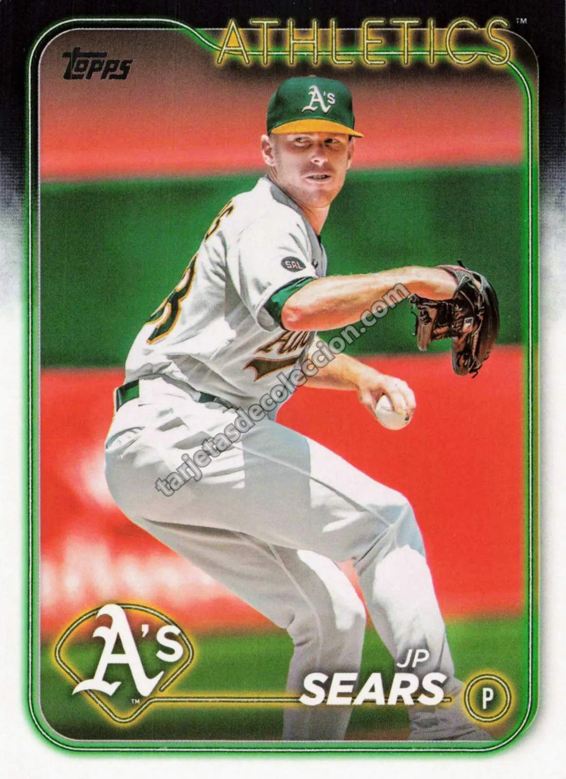 2024 Topps Series One JP Sears #80 (Oakland Athletics)