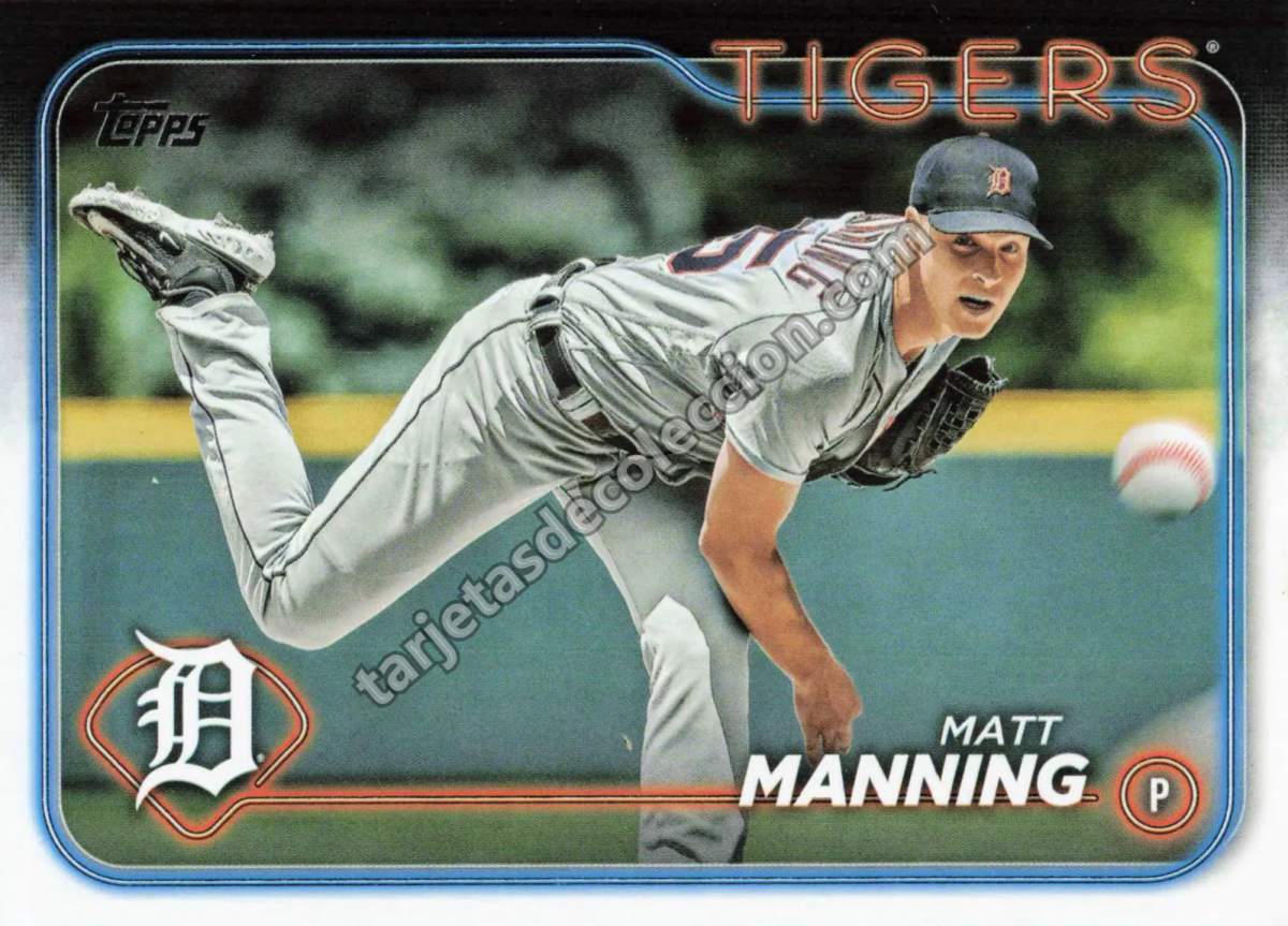 2024 Topps Series One Matt Manning #277 (Detroit Tigers)
