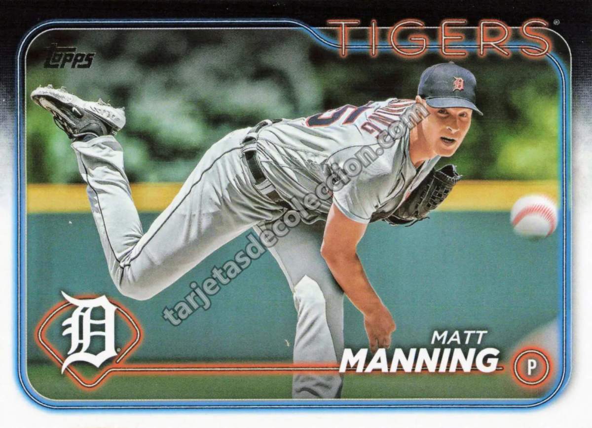 2024 Topps Series One Matt Manning #277 (Detroit Tigers)