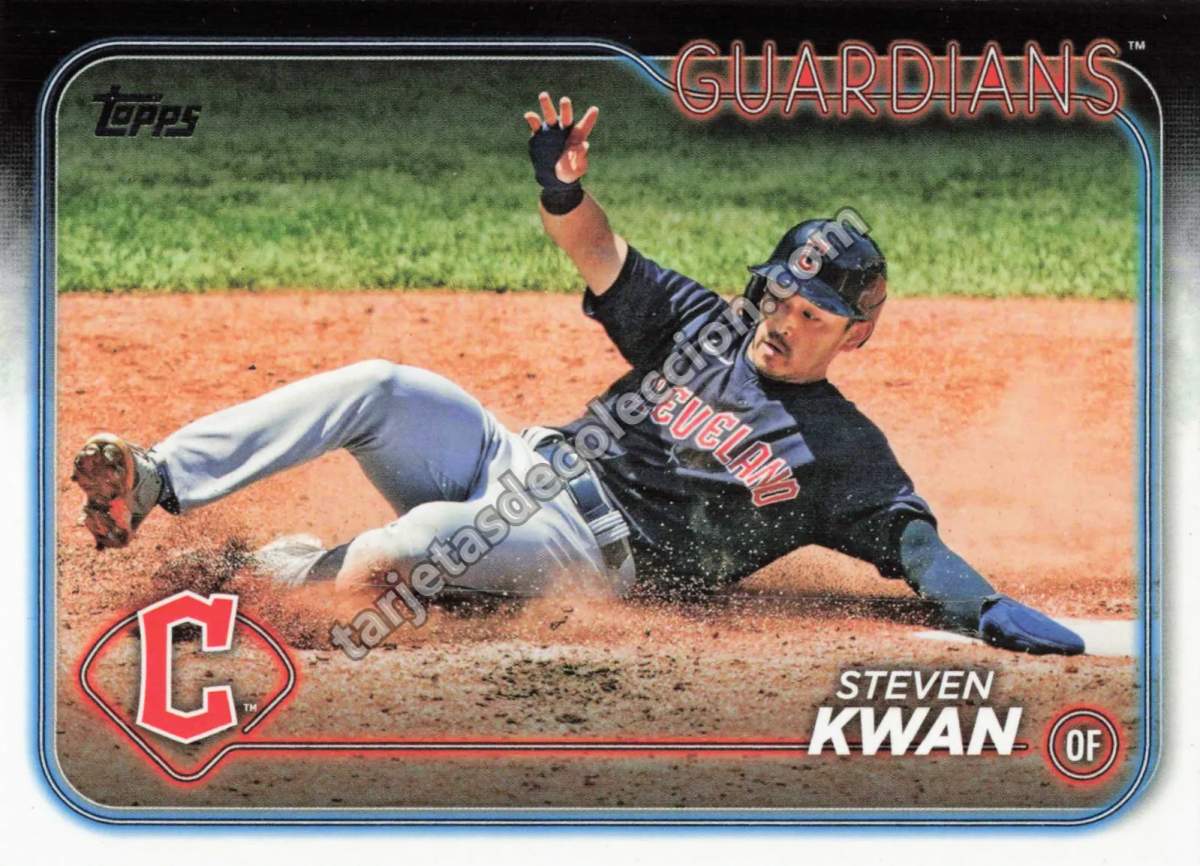 2024 Topps Series One Steven Kwan #312 (Cleveland Guardians)