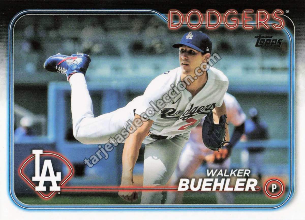 2024 Topps Series One Walker Buehler #196 (Los Angeles Dodgers)
